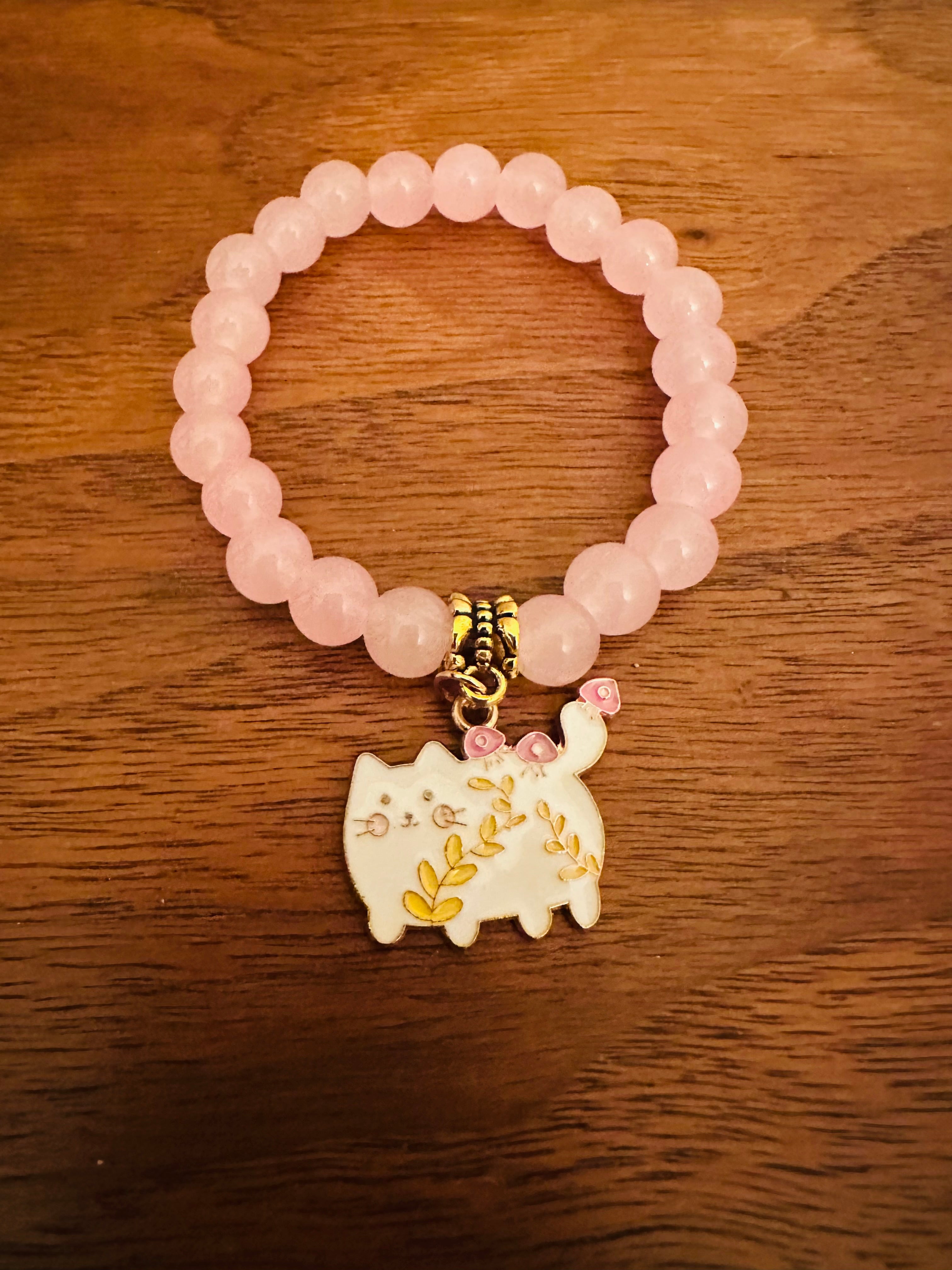 Floral Kitty Bracelet