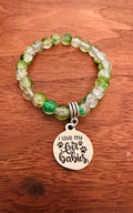 Love my Furbabies Sparkling Green Bracelet