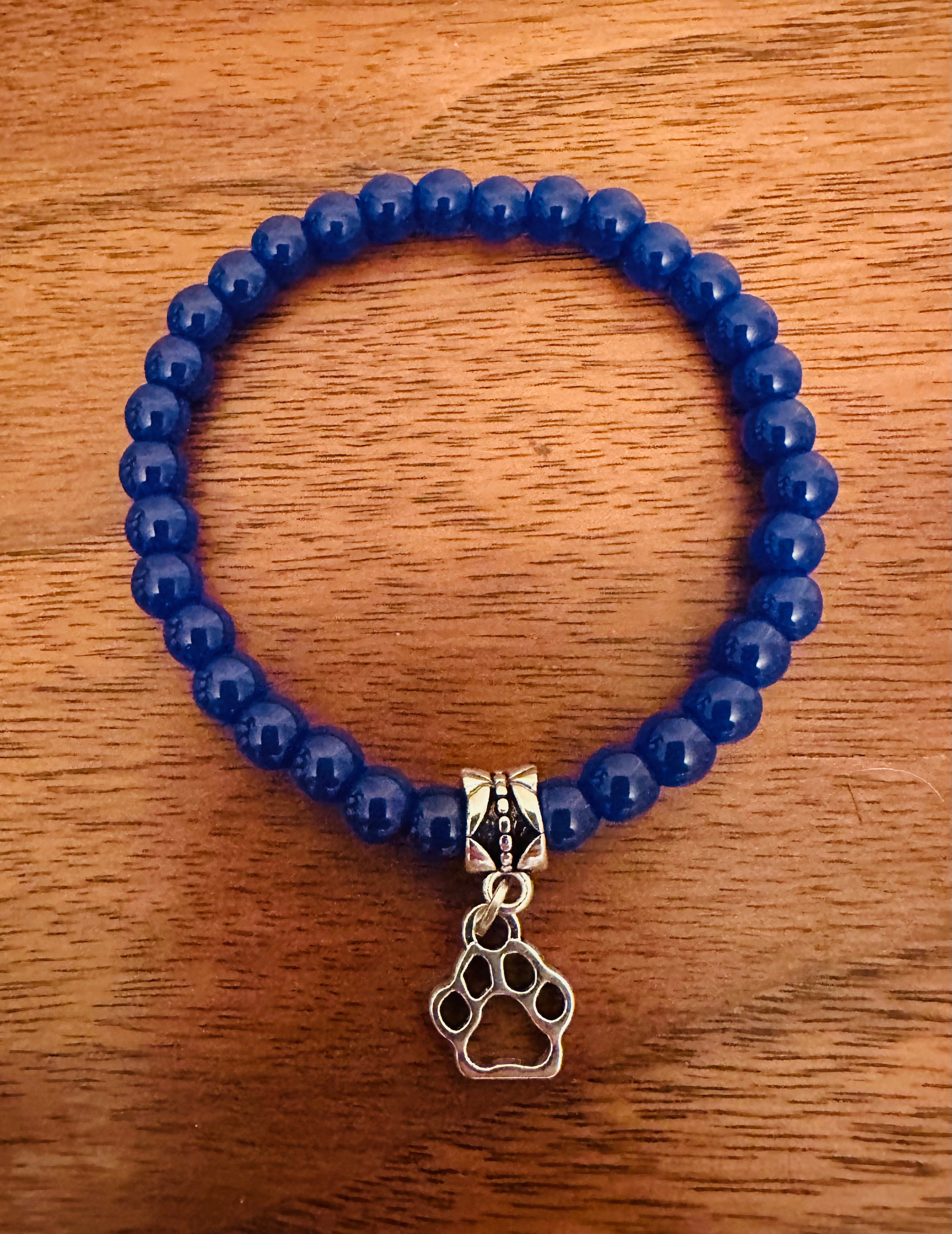 Blue Paw Bracelet