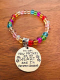 Paw Prints on my Heart Bracelet