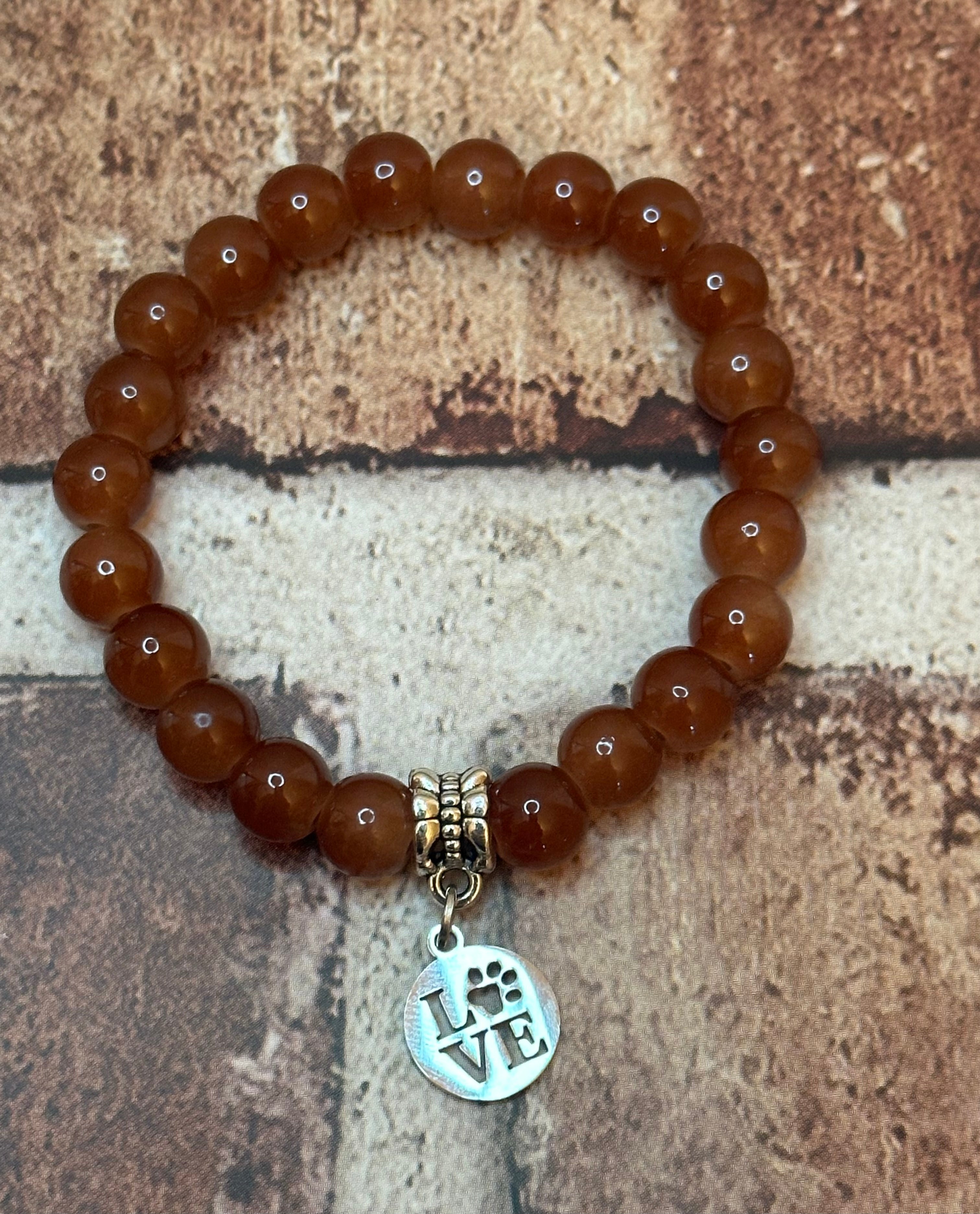 Brown Paw Love Bracelet
