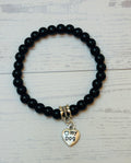 Black Love my Dog Bracelet