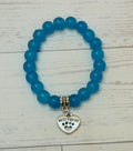 Aquamarine Best Friend Paw Bracelet