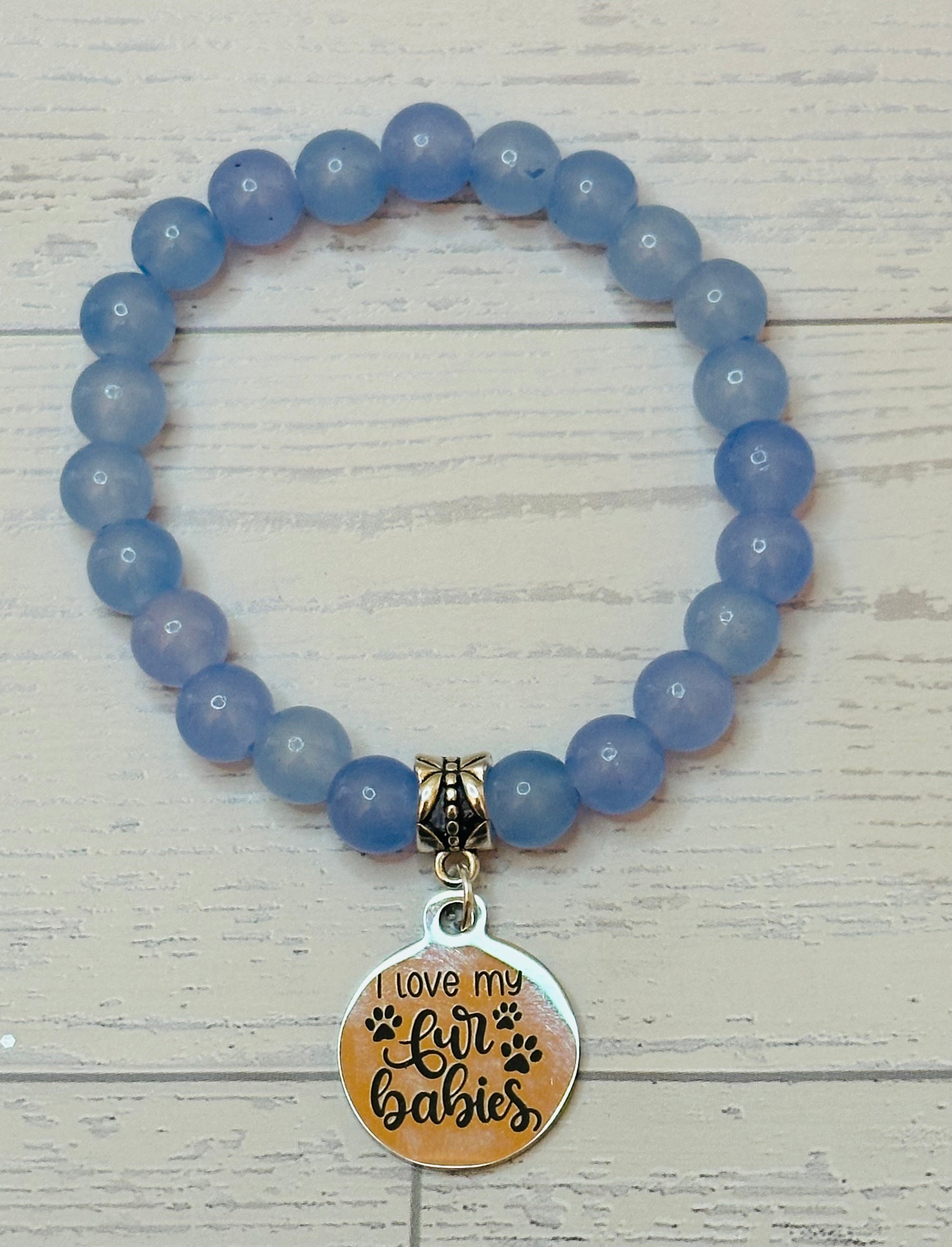Baby Blue Love my Fur Babies Bracelet