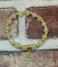 Light Lime Paw Bracelet