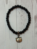 Black Cat Head Bracelet