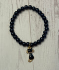 Gold Whiskered Cat Bracelet