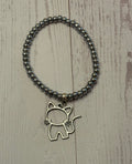 Stick Figure Cat Bracelet
