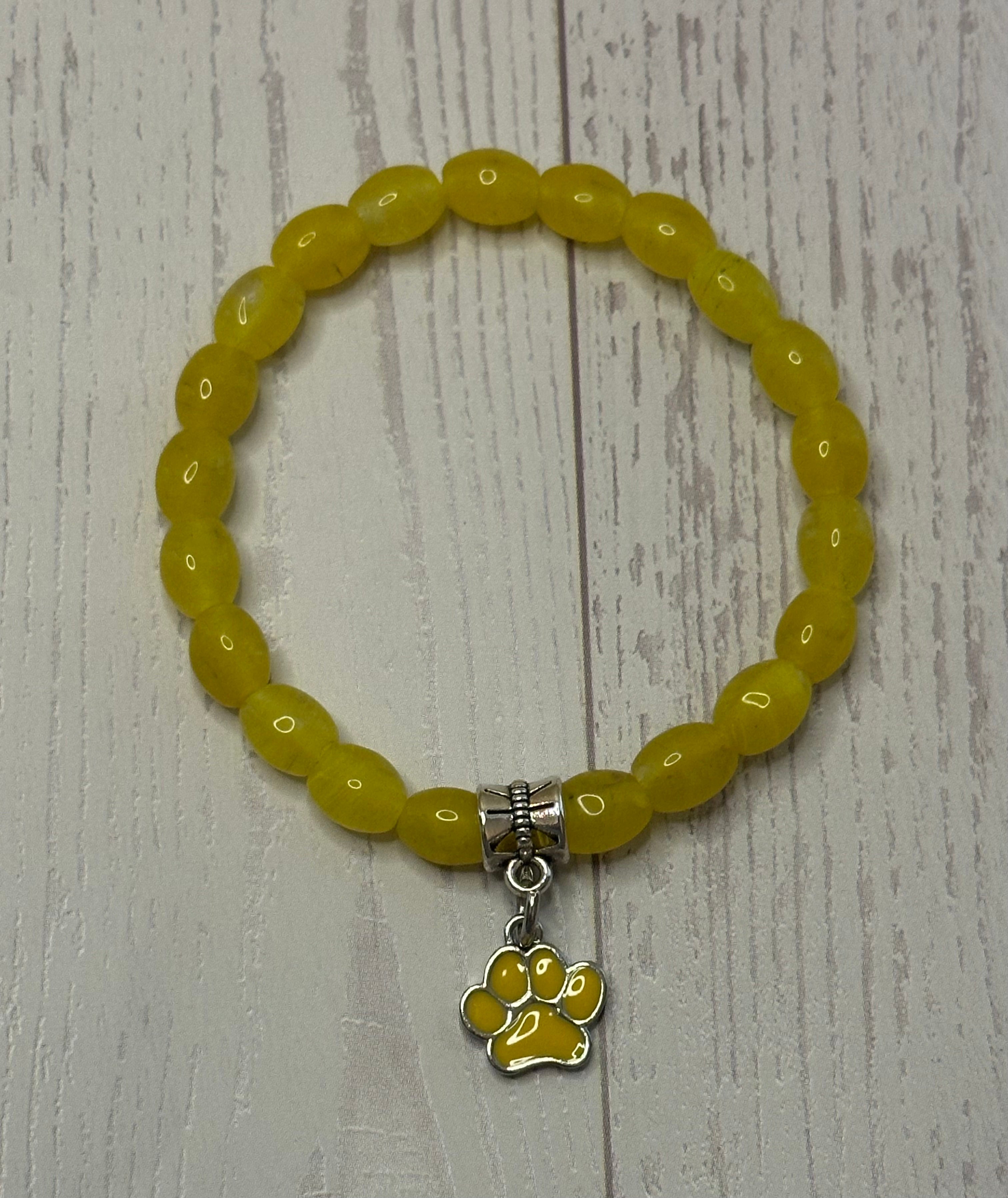 Yellow Paw Bracelet