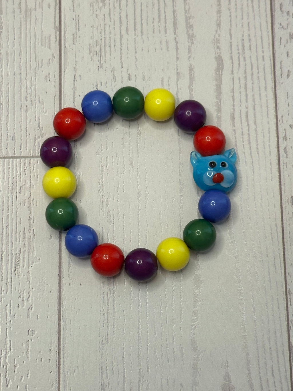 Kids Bright Cat Head Bracelet