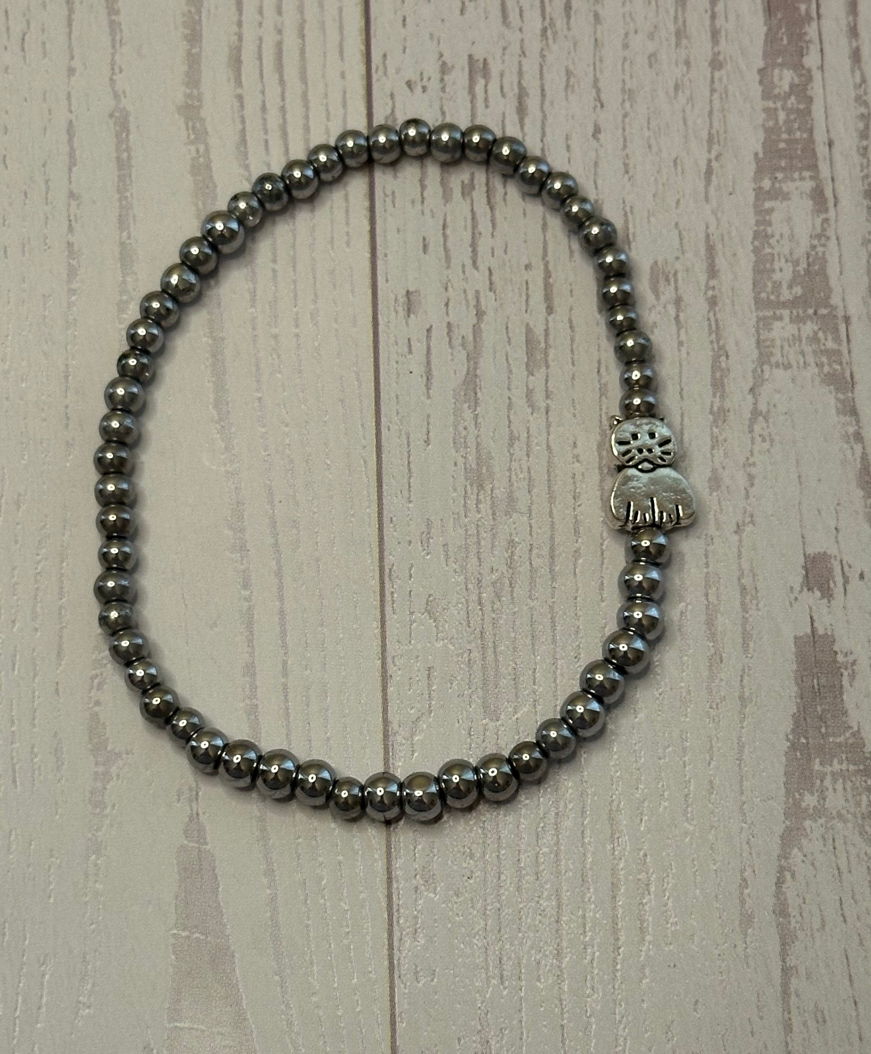 Silver Cat Bracelet
