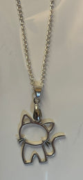Cat Outline Necklace