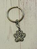 Diamond Paw Keychain