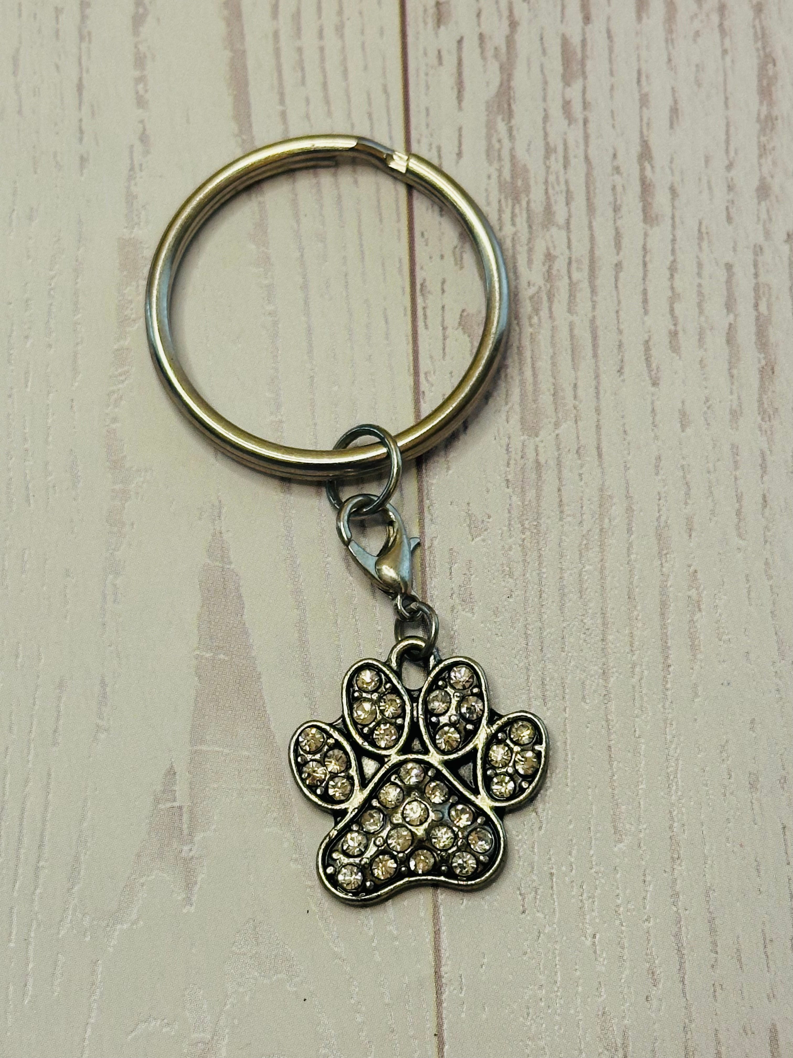 Diamond Paw Keychain