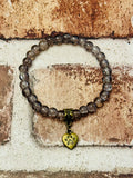 Shimmery Brown Love My Dog Bracelet