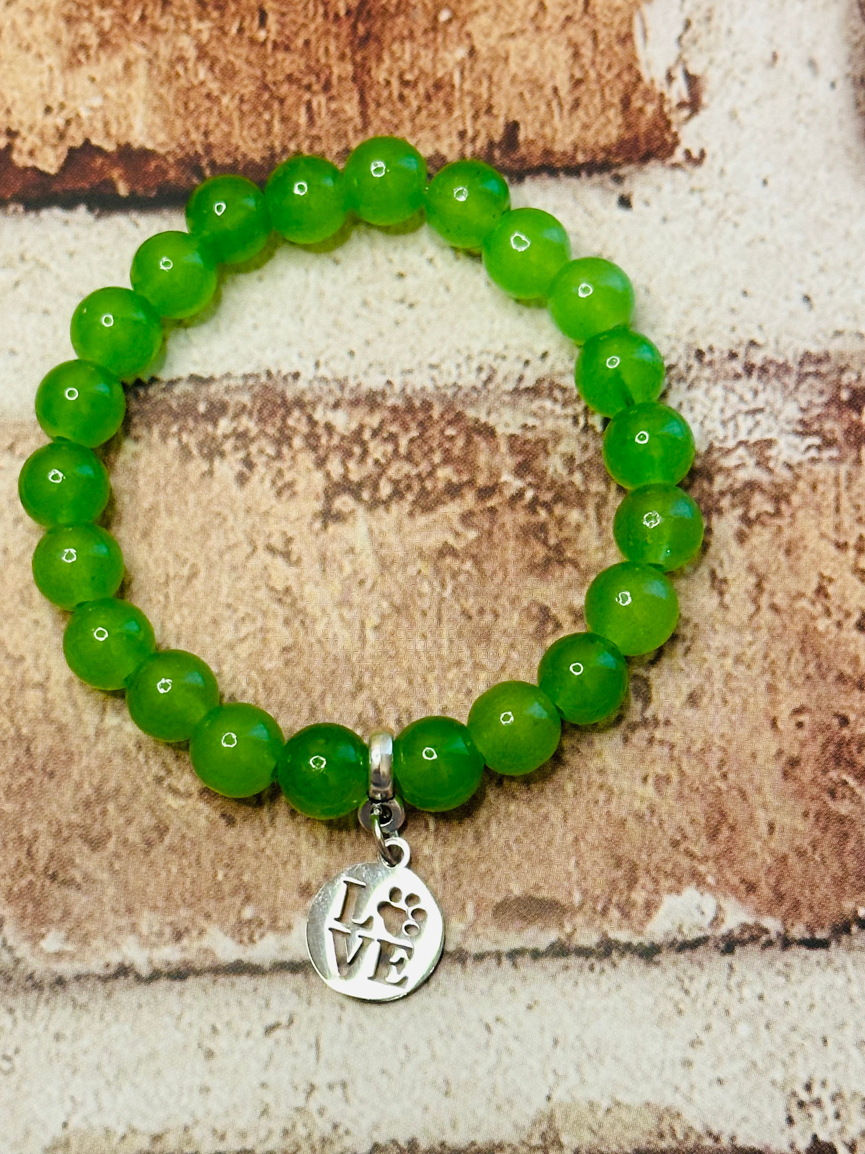 Green Love Paw Bracelet