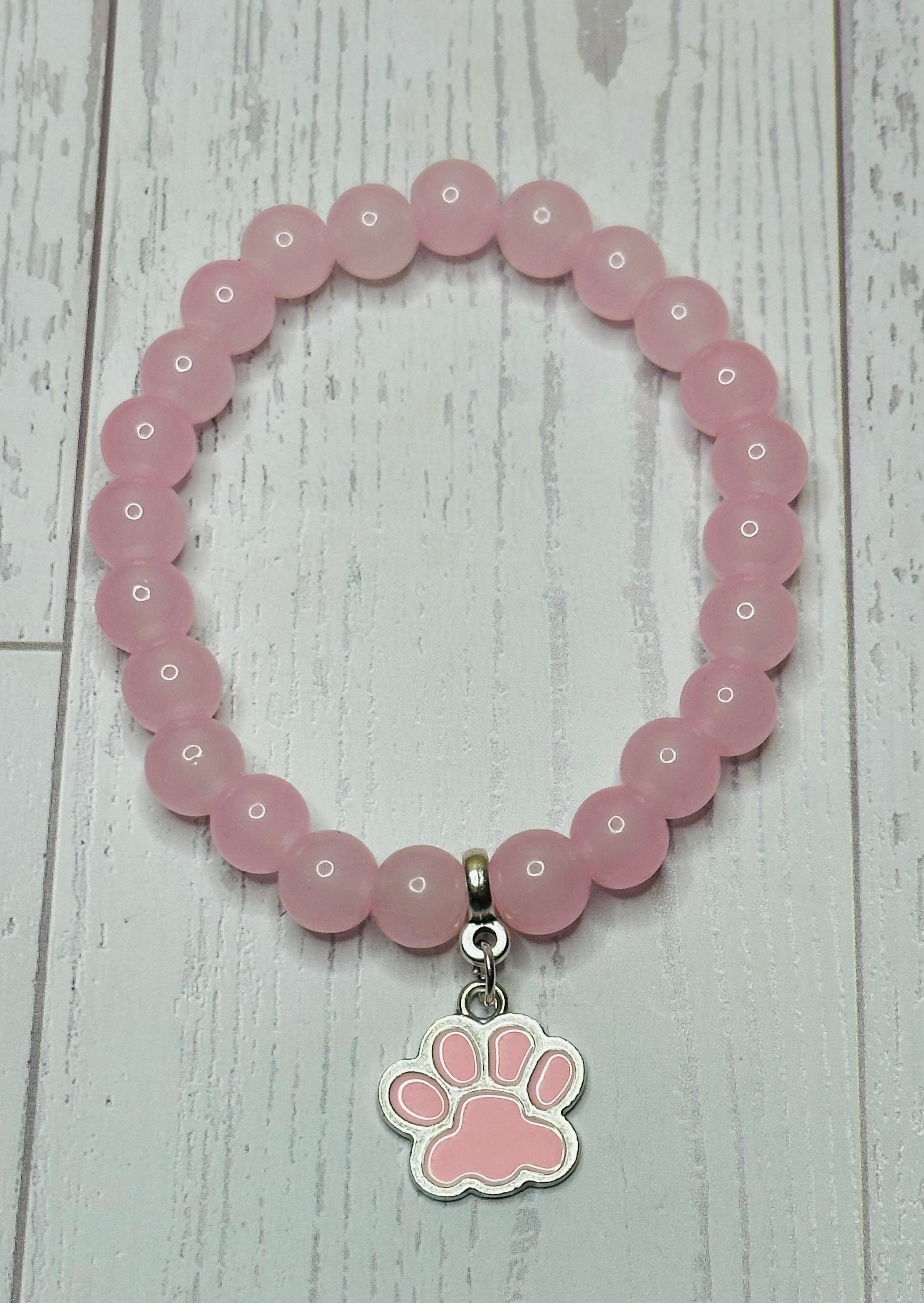 Light Pink Paw Bracelet