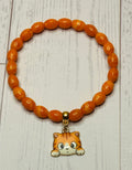 Orange Cartoon Cat Bracelet