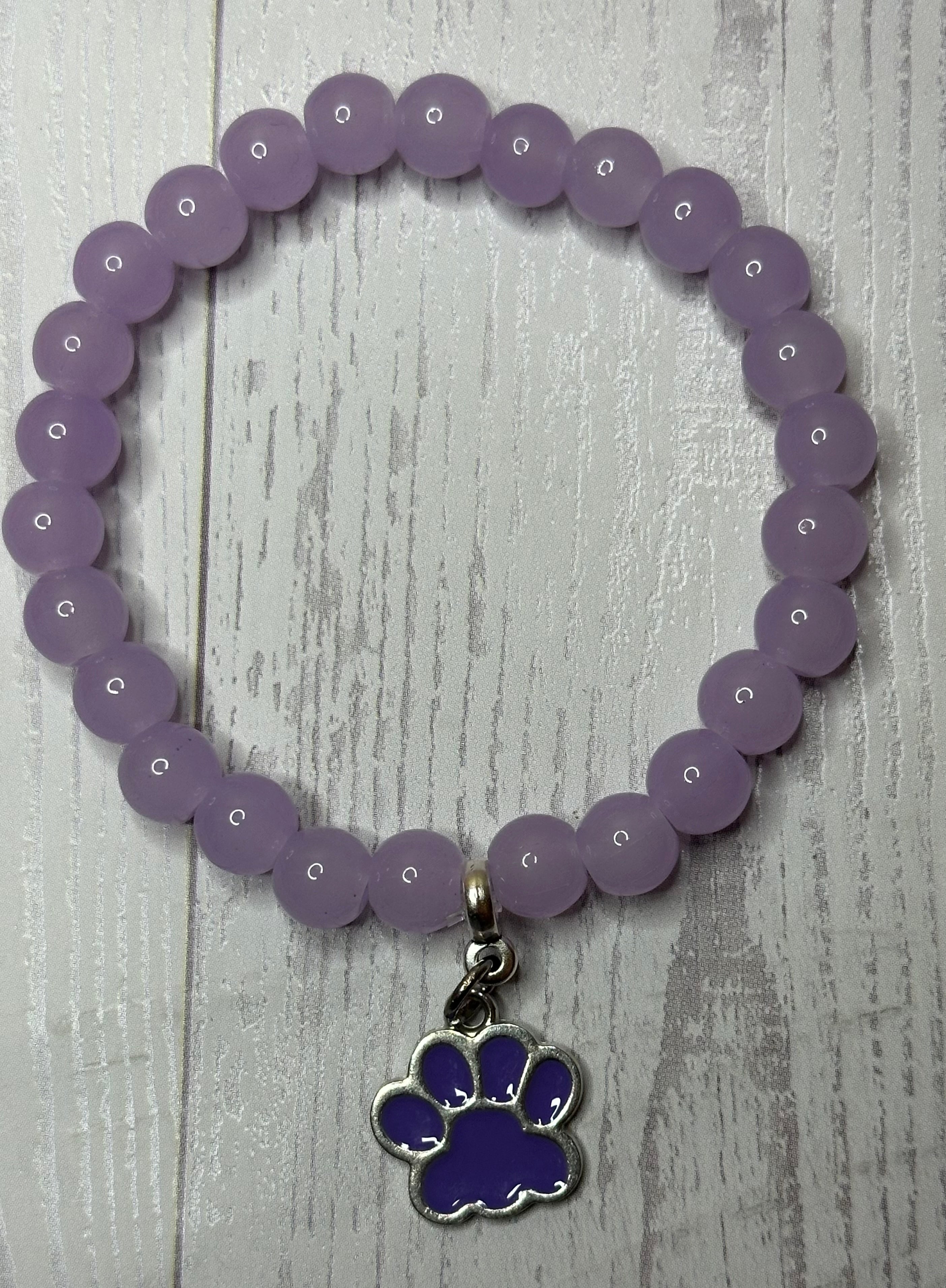 Light Purple Paw Bracelet