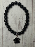 Black Cat Paw Bracelet