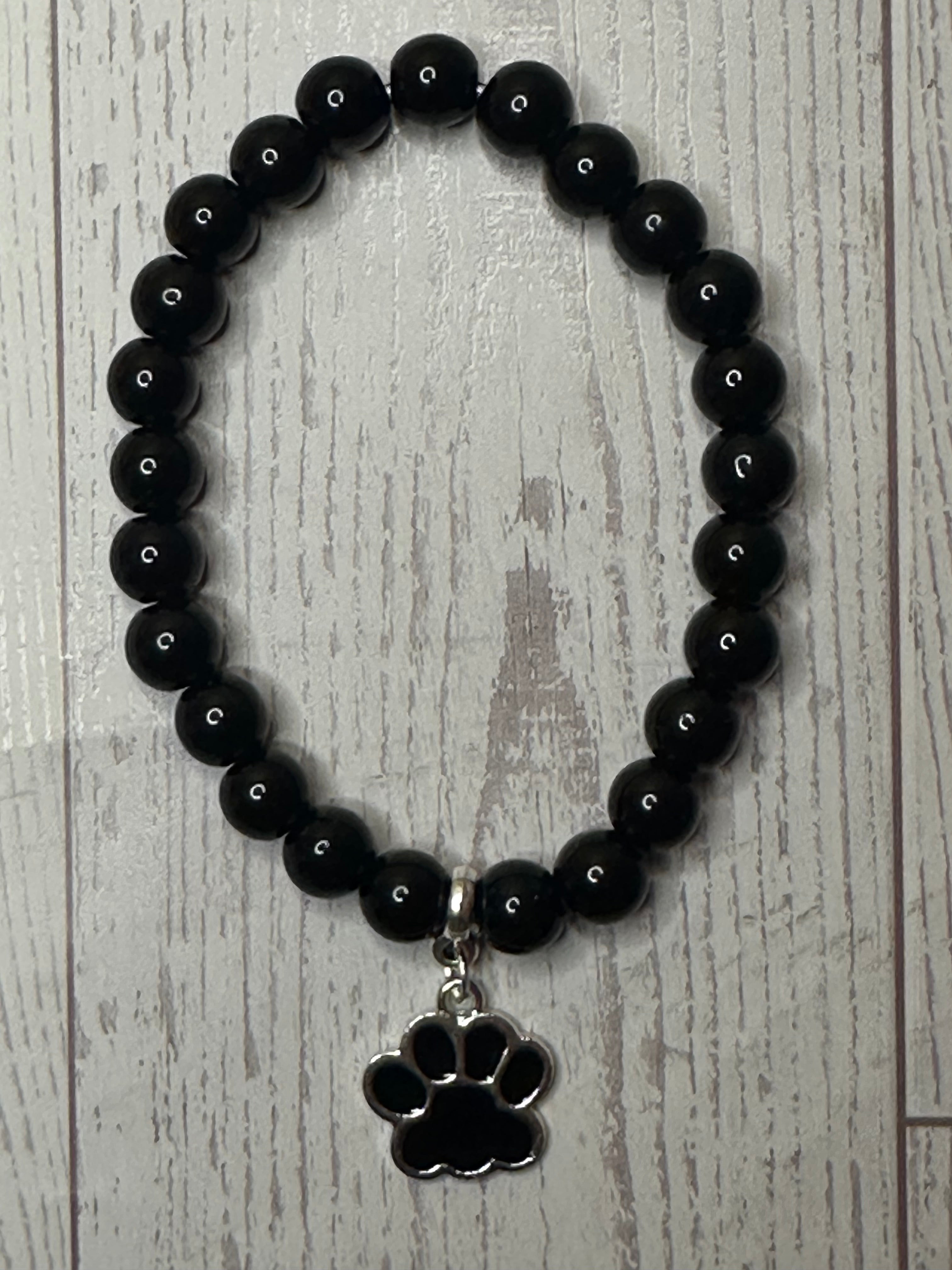 Black Cat Paw Bracelet