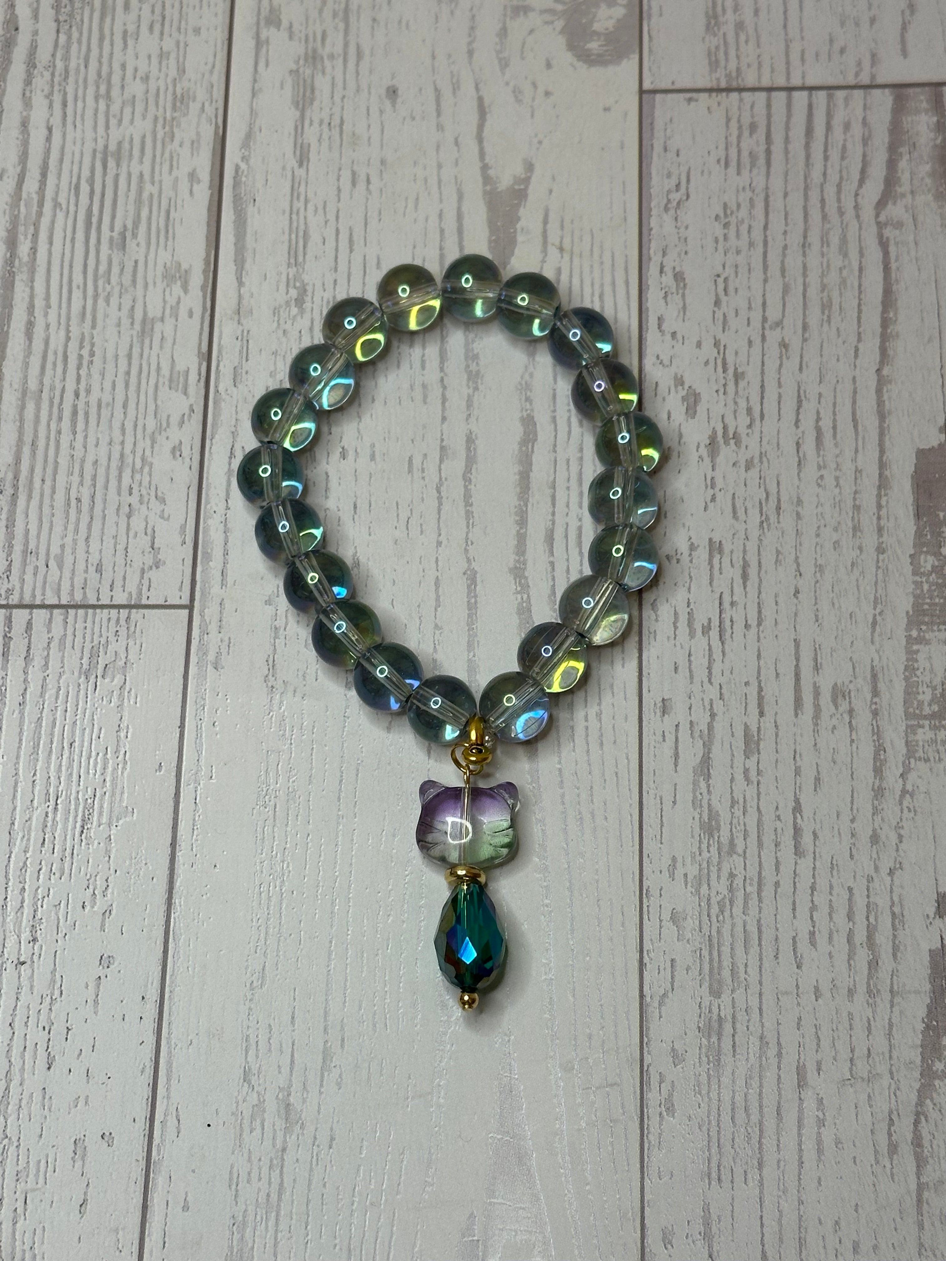 Cat Dangle Bracelet