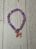 Pink and Purple Balloon Dog Bracelet