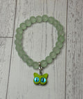 Green Cat Head Bracelet