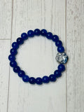 Blue Transparent Paw Bracelet