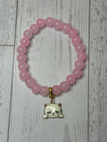 Pink Cat Head Bracelet
