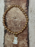 Golden Starry Cat Bracelet